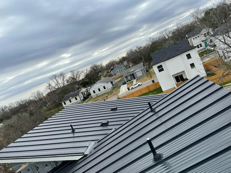 Standing seam metal roof panels with vents for Skylight Repair in Schuylkill